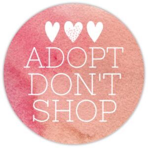 Adopt don’t shop -tarra