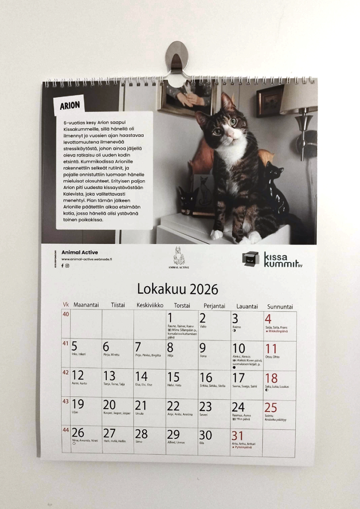 Kissakalenteri 2027